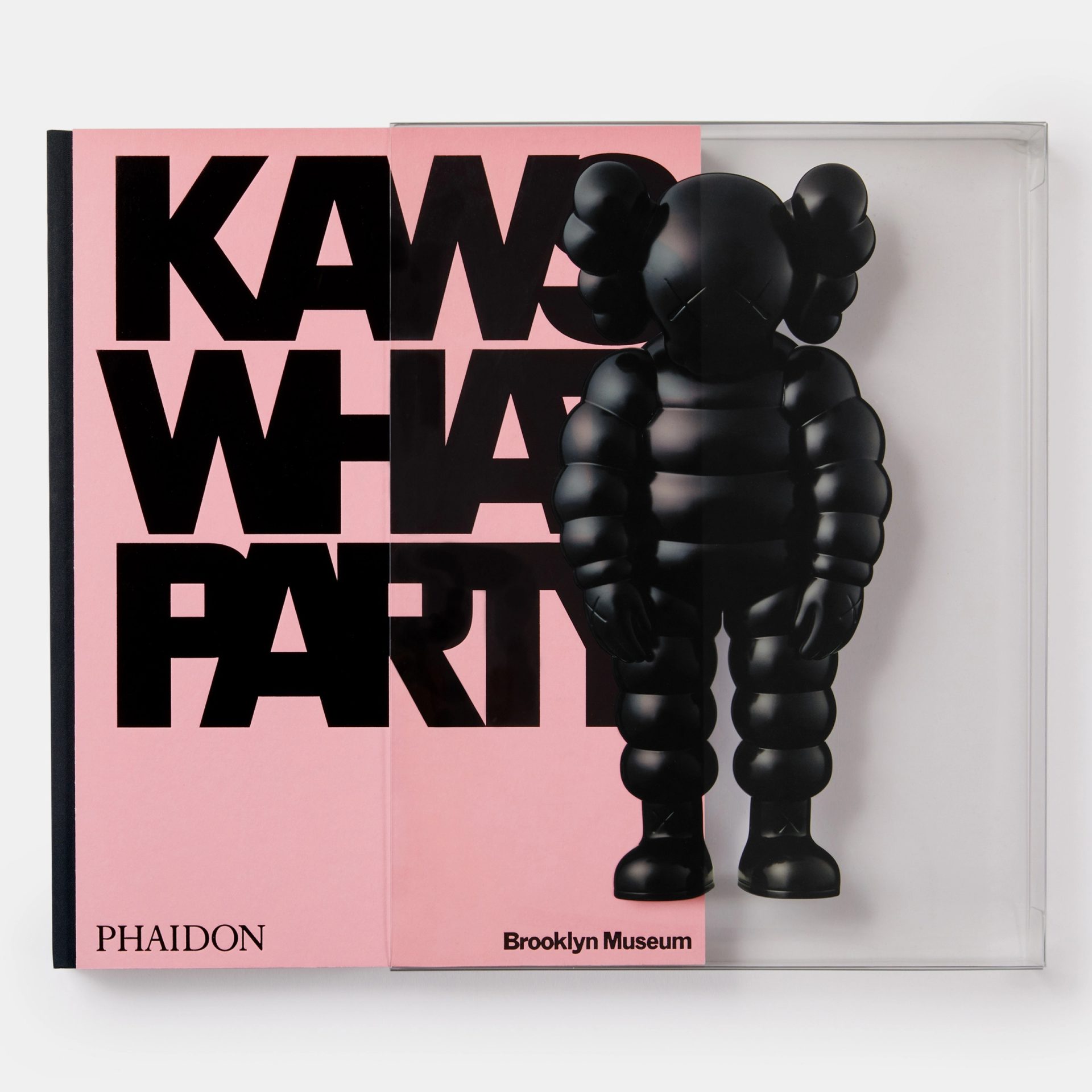 Kaws_What_Party_Black_On_Pink_