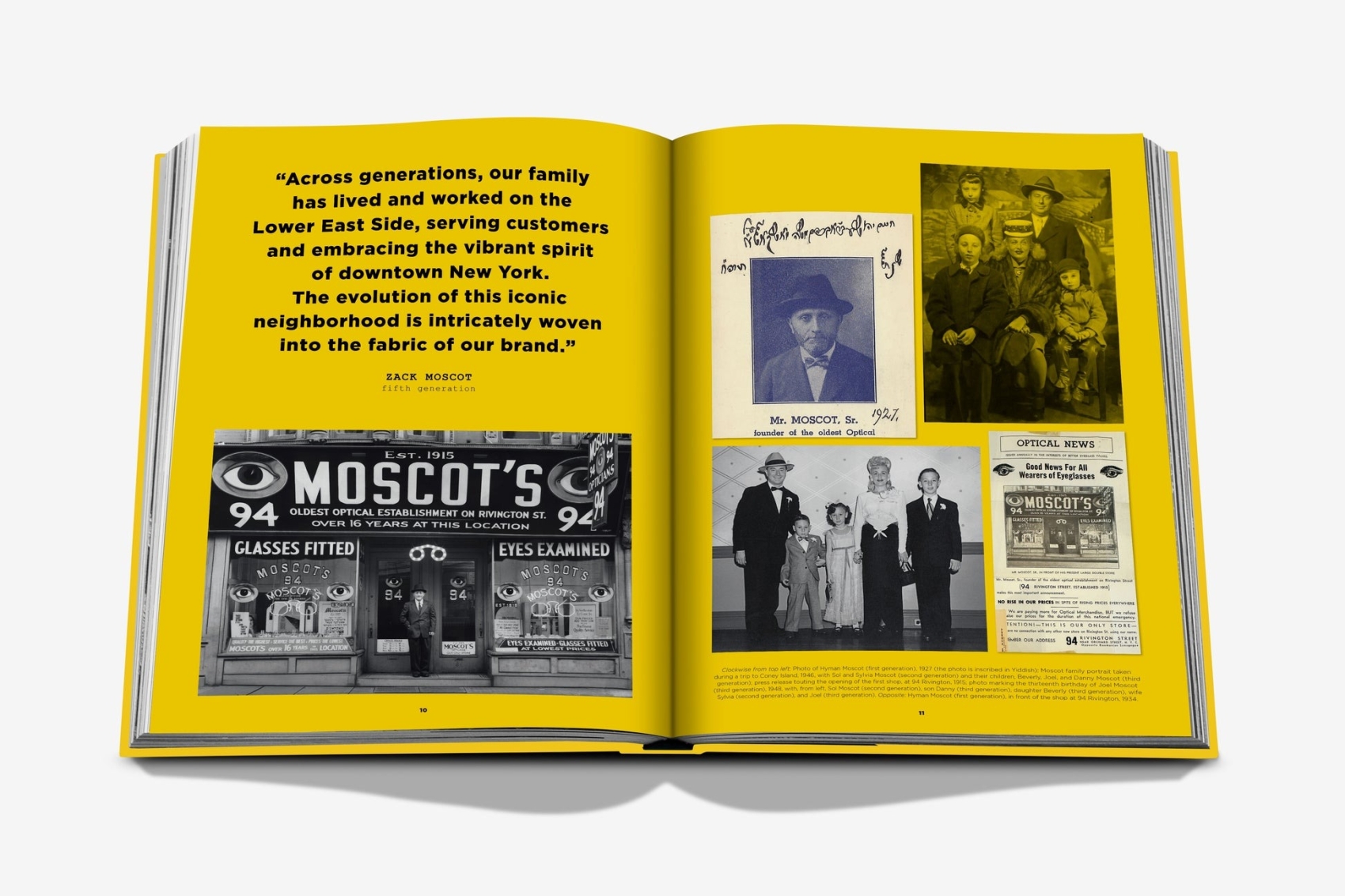 MOSCOT: New York City, Since 1915 | Assouline Tafelboek