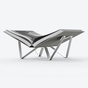 stet-studios-1.0-steel3 Stet Studios Bookstand 1.0 (Silver)