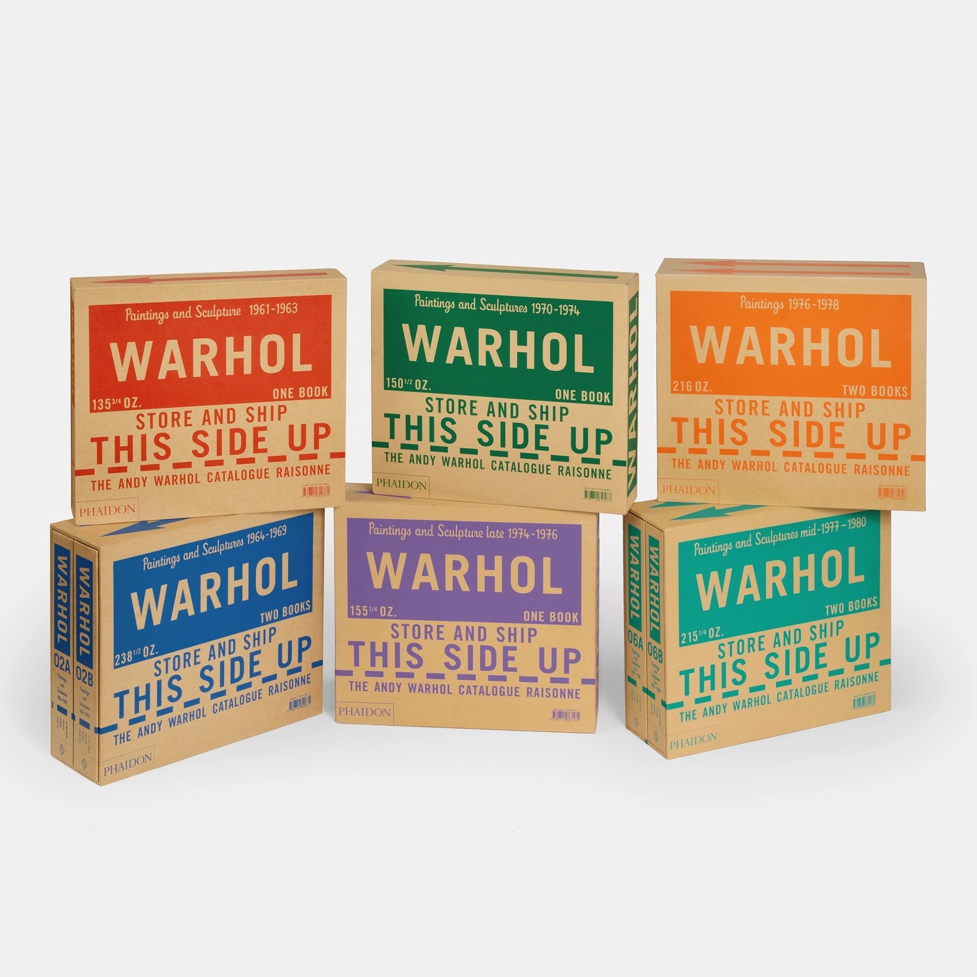 The Andy Warhol Catalogue Raisonné | 6 Art Books